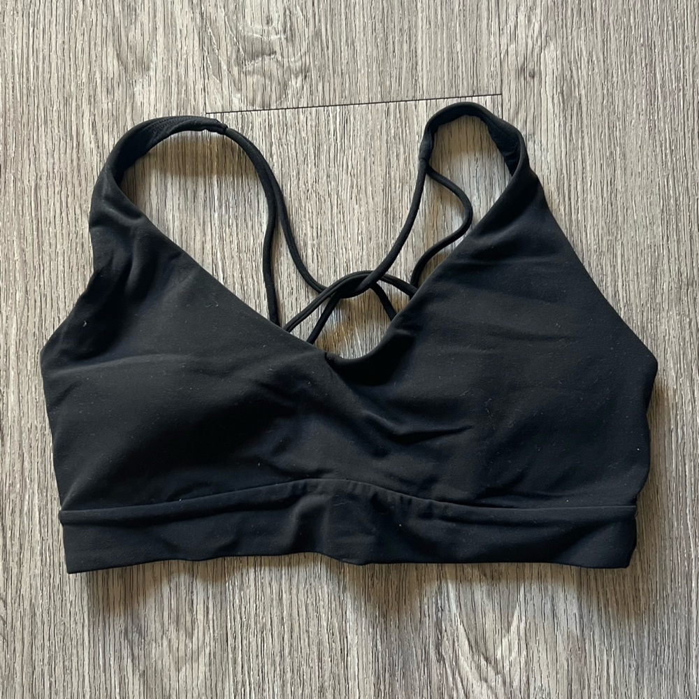 Black Sports Bra